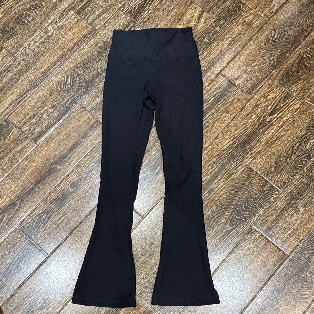 lululemon athletica Midnight Black Flare Pants